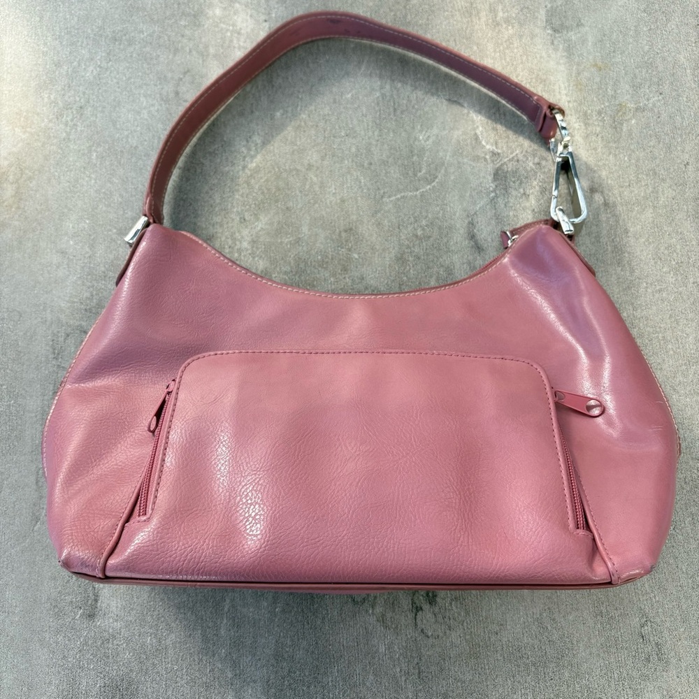 pink shoulder bag